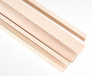 Strips Ayous Wood Ivory 2x6x1000mm (10)